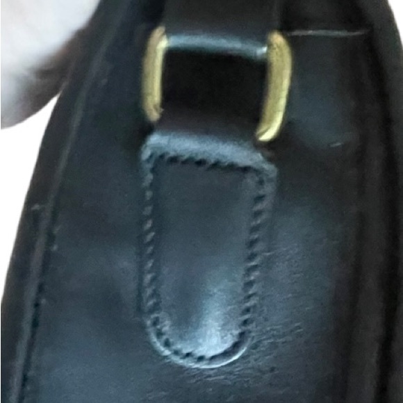 COACH Vintage City Bag Crossbody Shoulder Black Leather Handbag 9790 - Picture 4 of 15